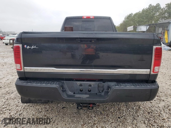 2017 Ram 3500 Longhorn with VIN 3C63RRKL2HG580350, listed as a Copart auction lot 43049205 with 202,678 mi miles and Salvage Title. Bid and sale history available at carsss.com. Image 6.