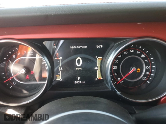 2022 Jeep Gladiator Rubicon с VIN 1C6JJTBGXNL155407, выставлен на аукционе Copart как лот 57522915 с пробегом 12 809 миль миль и Списание • Salvage title. История ставок и продаж доступна на DreamBid. Изображение 9.