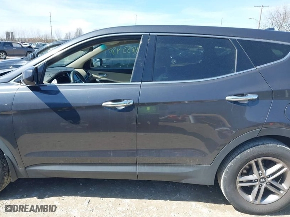 2017 Hyundai Santa Fe Sport 2.4L with VIN 5XYZTDLBXHG493145, listed as a IAAI auction lot 41833480 with NaN miles. Bid and sale history available at carsss.com. Image 14.