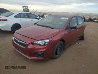 2019 Subaru Impreza with VIN 4S3GTAA67K3758904, listed as a Copart auction lot 82050974 with 68,513 mi miles and Salvage title. Bid and sale history available at DreamBid. Image 1.