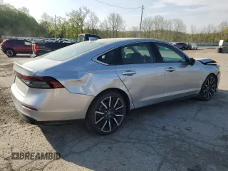 2024 Honda Accord Touring с VIN 1HGCY2F82RA063138, выставлен на аукционе Copart как лот 55148295 с пробегом 7 613 миль миль и Списание • Salvage title. История ставок и продаж доступна на DreamBid. Изображение 3.