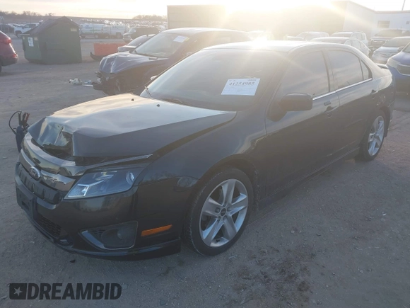 2012 Ford Fusion SPORT with VIN 3FAHP0DC1CR280248, listed as a IAAI auction lot 41254985 with 113,809 mi miles. Bid and sale history available at carsss.com. Image 2.