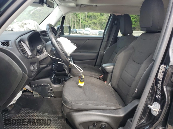 2017 Jeep Renegade Altitude with VIN ZACCJBBB9HPF02998, listed as a Copart auction lot 56546065 with 110,360 mi miles and Salvage title. Bid and sale history available at DreamBid. Image 7.