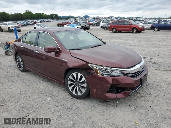 2017 Honda Accord Touring with VIN JHMCR6F76HC016657, listed as a Copart auction lot 55961665 with 74,569 mi miles and Salvage title. Bid and sale history available at DreamBid. Image 4.