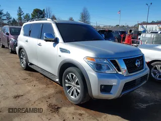 2019 Nissan Armada SL z VIN JN8AY2NDXK9085369, wystawiony jako IAAI lot #41265930 z przebiegiem Nie podano mil oraz . Historia ofert i sprzedaży dostępna na DreamBid. Obrazek 1.