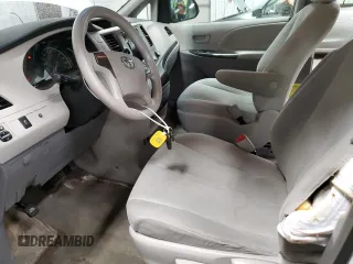 2013 Toyota Sienna L with VIN 5TDZK3DC3DS352709, listed as a Copart auction lot 50143905 with 126,059 mi miles and Salvage Title. Bid and sale history available at carsss.com. Image 7.