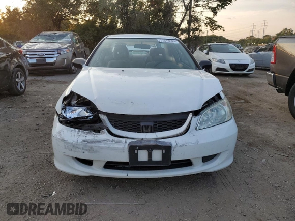 2005 Honda Civic Cpe LX with VIN 1HGEM225X5L073656, listed as a Copart auction lot 71573524 with 184,202 mi miles and Salvage Title. Bid and sale history available at carsss.com. Image 5.
