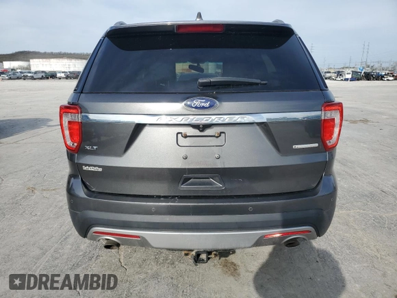 2016 Ford Explorer XLT with VIN 1FM5K7D80GGC84445, listed as a Copart auction lot 50798255 with 153,547 mi miles and Salvage Title. Bid and sale history available at DreamBid. Image 6.