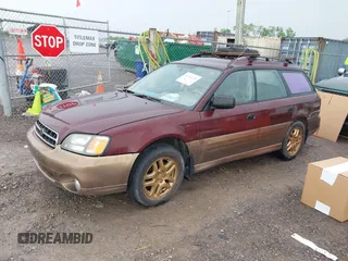 2000 Subaru Legacy Outback with VIN 4S3BH6655Y7624841, listed as a IAAI auction lot 42111214 with 219,767 mi miles and . Bid and sale history available at DreamBid. Image 2.