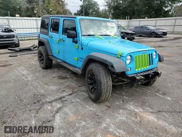 2018 Jeep Wrangler JK Unlimited Sport S with VIN 1C4BJWDG7JL888701, listed as a Copart auction lot 81190784 with 94,285 mi miles and Salvage Title. Bid and sale history available at carsss.com. Image 12.