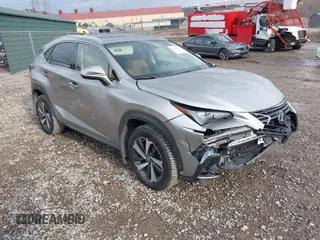 2020 Lexus NX with VIN JTJGARDZ9L5015299, listed as a IAAI auction lot 41683599 with 51,191 mi miles. Bid and sale history available at carsss.com. Image 1.