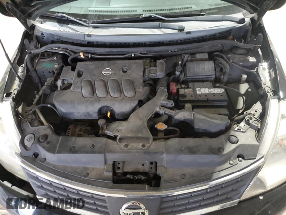 2007 Nissan Versa 1.8 S with VIN 3N1BC13E87L409263, listed as a Copart auction lot 53565105 with 124,860 mi miles and Salvage Title. Bid and sale history available at carsss.com. Image 11.