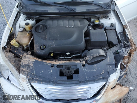 2013 Chrysler 200 LX with VIN 1C3CCBAG3DN743065, listed as a Copart auction lot 88041135 with 209,621 mi miles and Salvage Title. Bid and sale history available at carsss.com. Image 11.