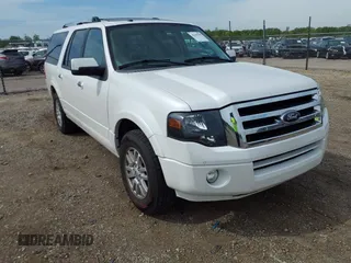 2014 Ford Expedition EL Limited with VIN 1FMJK1K57EEF33644, listed as a IAAI auction lot 42145706 with 158,631 mi miles. Bid and sale history available at carsss.com. Image 1.