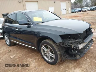 2017 Audi Q5 Premium with VIN WA1C2AFP5HA091896, listed as a IAAI auction lot 41553610 with 124,553 mi miles. Bid and sale history available at carsss.com. Image 1.