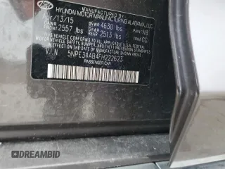 2015 Hyundai Sonata Sport with VIN 5NPE34AB4FH222623, listed as a Copart auction lot 47863515 with 132,317 mi miles and Salvage Title. Bid and sale history available at carsss.com. Image 14.