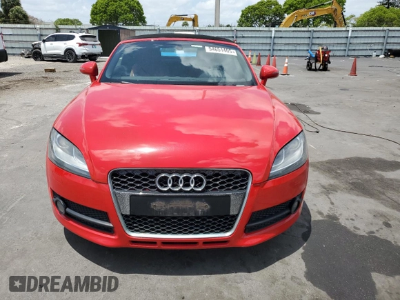 2008 Audi TT 2.0T with VIN TRUMF38J981025716, listed as a Copart auction lot 54651405 with 125,811 mi miles and Clean Title. Bid and sale history available at carsss.com. Image 5.