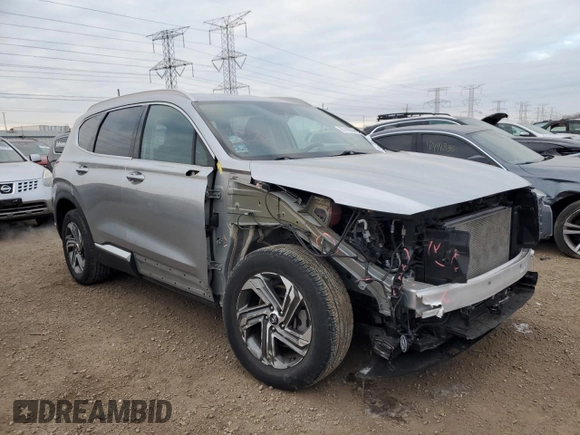2021 Hyundai Santa Fe Essential with VIN 5NMS24AJ9MH336415, listed as a Copart auction lot 41700765 with 47,166 mi miles and Salvage Title. Bid and sale history available at carsss.com. Image 4.