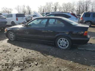 1997 BMW 3 Series 328is with VIN WBABG1323VET04177, listed as a Copart auction lot 44462755 with 166,108 mi miles and Clean Title. Bid and sale history available at carsss.com. Image 2.