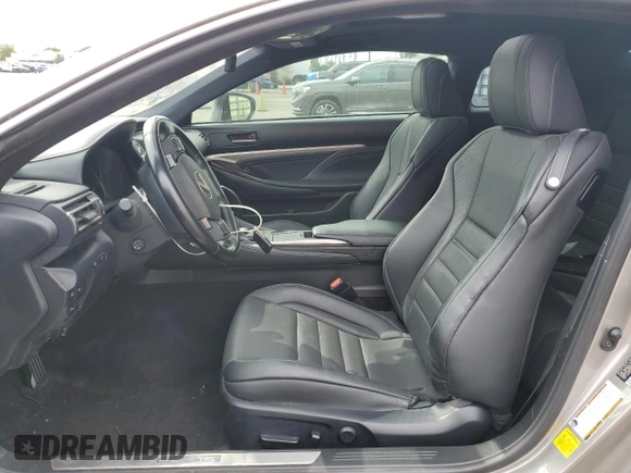 2021 Lexus RC with VIN JTHD85EC9M5006171, listed as a Copart auction lot 49482335 with 55,011 mi miles and Salvage Title. Bid and sale history available at carsss.com. Image 7.