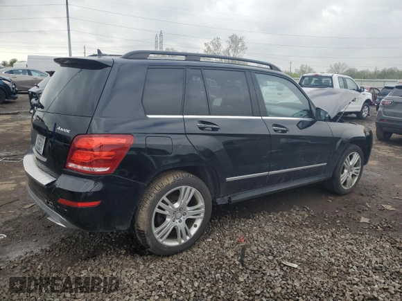 2015 Mercedes-Benz GLK 350 with VIN WDCGG8JB7FG351541, listed as a Copart auction lot 55140795 with 102,591 mi miles and Clean Title. Bid and sale history available at DreamBid. Image 3.