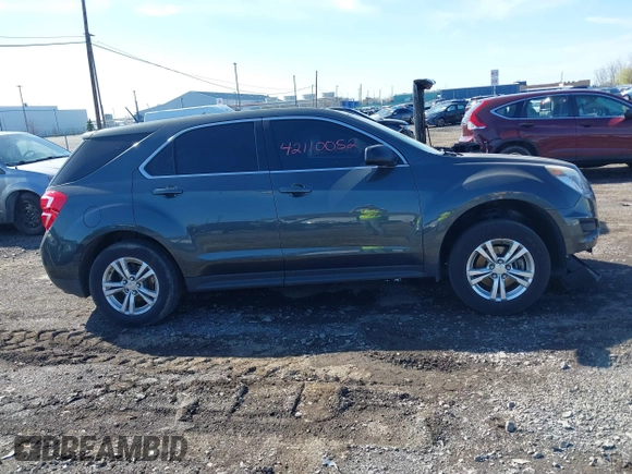 2017 Chevrolet Equinox LS z VIN 2GNALBEK7H1577908, wystawiony jako IAAI lot #42110052 z przebiegiem 112 573 mil mil oraz . Historia ofert i sprzedaży dostępna na DreamBid. Obrazek 13.