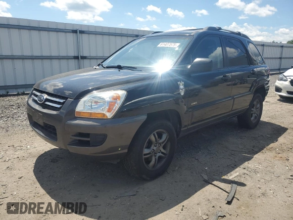 2005 Kia Sportage LX z VIN KNDJE723657121717, wystawiony jako Copart lot #61407575 z przebiegiem Nie podano mil oraz Czysty tytuł • Clean title. Historia ofert i sprzedaży dostępna na DreamBid. Obrazek 1.