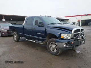 2005 Dodge Ram 3500 SLT with VIN 3D7LS38C35G814451, listed as a IAAI auction lot 41188892 with 247,468 mi miles. Bid and sale history available at carsss.com. Image 1.