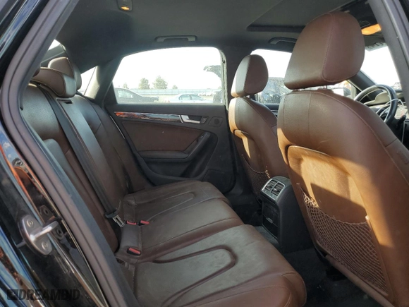 2013 Audi A4 Premium Plus with VIN WAUHFAFL0DN047396, listed as a Copart auction lot 72752114 with 160,534 mi miles and Salvage Title. Bid and sale history available at carsss.com. Image 10.