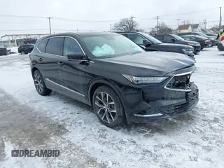 2022 Acura MDX Technology with VIN 5J8YE1H44NL005730, listed as a IAAI auction lot 41502217 with 21,919 mi miles and . Bid and sale history available at DreamBid. Image 1.