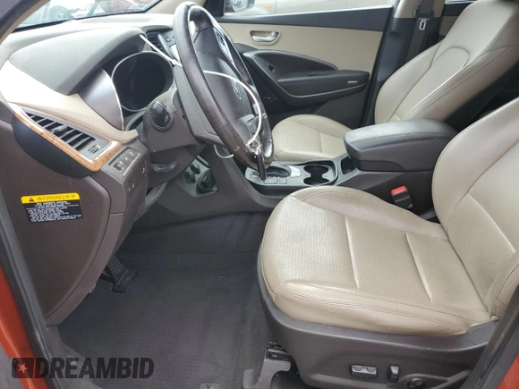 2014 Hyundai Santa Fe with VIN 5XYZU3LB4EG125059, listed as a Copart auction lot 54713465 with 79,601 mi miles and Salvage title. Bid and sale history available at DreamBid. Image 7.