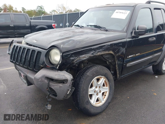 2003 Jeep Liberty Sport with VIN 1J4GK48KX3W656837, listed as a IAAI auction lot 40785615 with 164,450 mi miles and . Bid and sale history available at DreamBid. Image 6.
