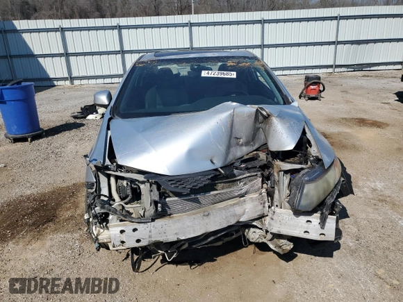 2012 Honda Civic Cpe EX-L with VIN 2HGFG3B06CH509158, listed as a Copart auction lot 47239685 with Not Provided miles and Salvage Title. Bid and sale history available at carsss.com. Image 5.