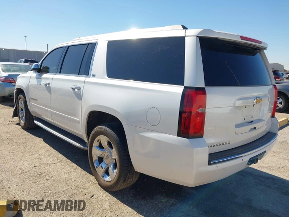 2016 Chevrolet Suburban LTZ with VIN 1GNSCJKC0GR135103, listed as a IAAI auction lot 41372158 with 167,540 mi miles and . Bid and sale history available at DreamBid. Image 3.