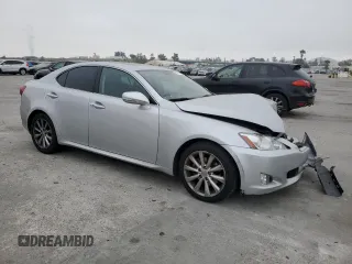 2010 Lexus IS 250 with VIN JTHBF5C24A5110506, listed as a Copart auction lot 52931455 with 117,942 mi miles and Salvage Title. Bid and sale history available at DreamBid. Image 4.