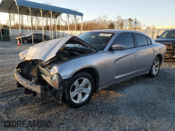 2014 Dodge Charger SE with VIN 2C3CDXBG1EH268566, listed as a Copart auction lot 47306755 with 288,575 mi miles and Salvage Title. Bid and sale history available at carsss.com. Image 1.