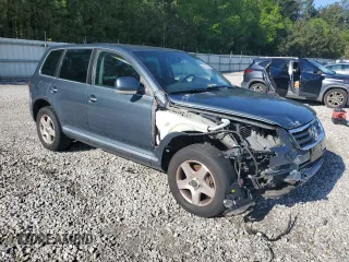 2006 Volkswagen Touareg 3.2L V6 with VIN WVGZG77L46D038386, listed as a Copart auction lot 52767505 with Not Provided miles and Salvage Title. Bid and sale history available at DreamBid. Image 4.