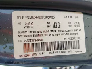 2006 Chrysler 300 C with VIN 2C3KA63H76H141246, listed as a IAAI auction lot 42035339 with 208,798 mi miles. Bid and sale history available at carsss.com. Image 9.