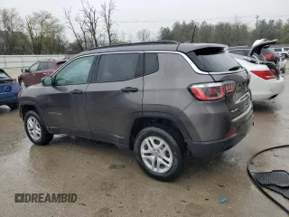 2020 Jeep Compass Sport with VIN 3C4NJDAB8LT210072, listed as a Copart auction lot 54908305 with 104,662 mi miles and Salvage title. Bid and sale history available at DreamBid. Image 2.