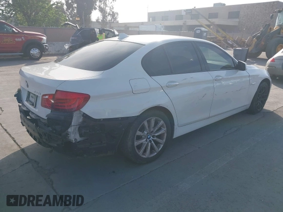 2011 BMW 5 Series 528i with VIN WBAFR1C51BC740734, listed as a IAAI auction lot 42035705 with 134,691 mi miles and . Bid and sale history available at carsss.com. Image 4.