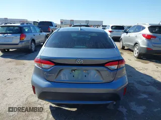 2020 Toyota Corolla LE with VIN 5YFEPRAEXLP104862, listed as a IAAI auction lot 41757448 with 78,077 mi miles. Bid and sale history available at carsss.com. Image 16.