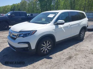 2019 Honda Pilot EX-L with VIN 5FNYF5H57KB038019, listed as a IAAI auction lot 41994410 with 126,738 mi miles and . Bid and sale history available at carsss.com. Image 2.