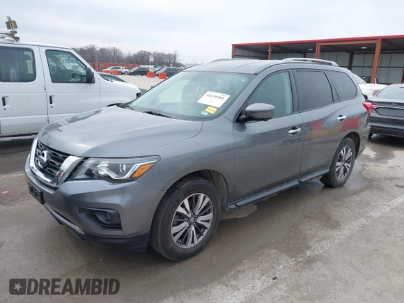 2019 Nissan Pathfinder S z VIN 5N1DR2MM7KC593207, wystawiony jako IAAI lot #41639401 z przebiegiem 71 494 mil mil oraz . Historia ofert i sprzedaży dostępna na DreamBid. Obrazek 18.