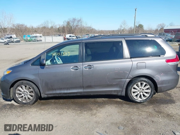 2014 Toyota Sienna Ltd with VIN 5TDDK3DC4ES083230, listed as a IAAI auction lot 41751843 with 184,501 mi miles. Bid and sale history available at carsss.com. Image 15.