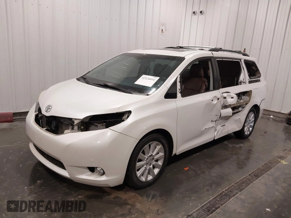 2015 Toyota Sienna XLE with VIN 5TDYK3DC3FS532593, listed as a IAAI auction lot 42126016 with 80,843 mi miles and . Bid and sale history available at DreamBid. Image 6.