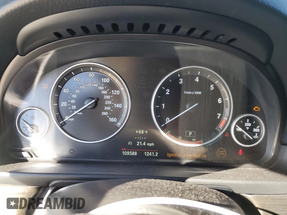 2013 BMW 5 Series 550i with VIN WBAFR9C51DDX79903, listed as a Copart auction lot 47576945 with 109,588 mi miles and Clean Title. Bid and sale history available at carsss.com. Image 9.