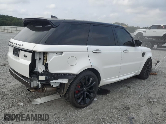 2022 Land Rover Range Rover Sport HST with VIN SALWS2RU8NA219045, listed as a Copart auction lot 71294394 with 38,088 mi miles and Salvage Title. Bid and sale history available at carsss.com. Image 3.