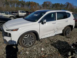 2023 Hyundai Santa Fe Hybrid Limited with VIN 5NMS5DA10PH008540, listed as a Copart auction lot 80548914 with 14,779 mi miles and Salvage Title. Bid and sale history available at carsss.com. Image 1.