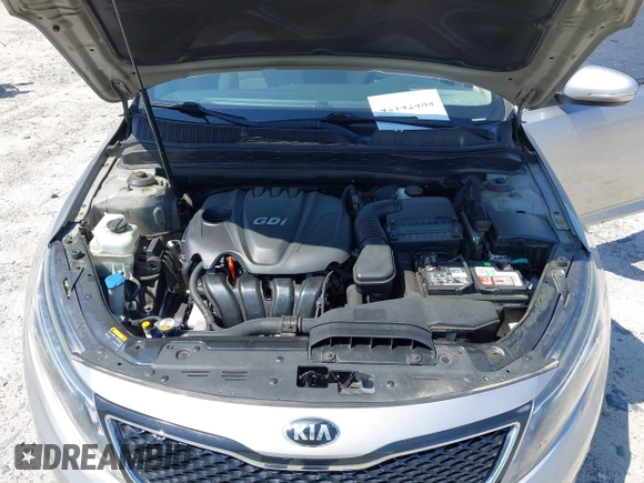 2014 Kia Optima LX with VIN KNAGM4A79E5470198, listed as a IAAI auction lot 42142484 with 169,140 mi miles. Bid and sale history available at carsss.com. Image 10.