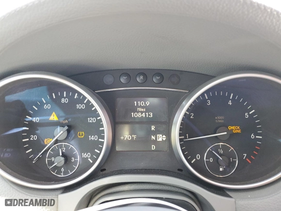 2009 Mercedes-Benz GL-Class 5.5L with VIN 4JGBF86E79A448926, listed as a Copart auction lot 80127314 with 108,413 mi miles and Salvage Title. Bid and sale history available at carsss.com. Image 9.